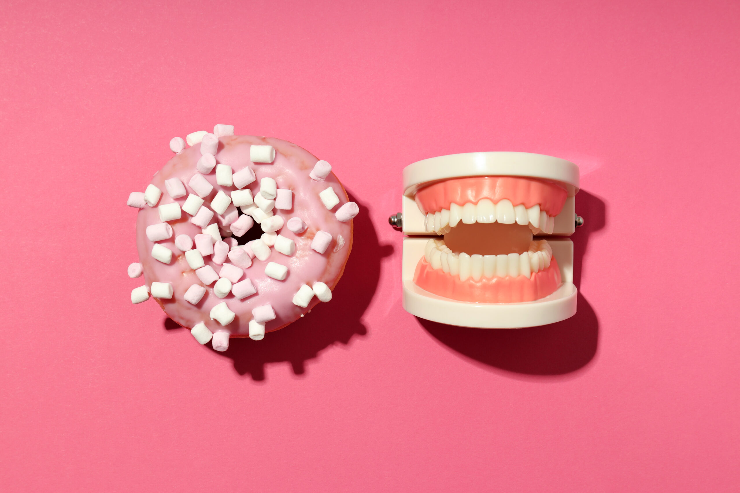 Шүдний эрүүл мэндэд агт араа шүдний үүрэг, ач холбогдол 6 concept of food bad for teeth on pink background 2023 11 27 05 18 49 utc scaled